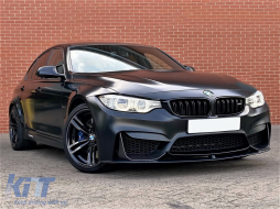 Front Bumper Lip Spoiler suitable for BMW F80 M3 Sedan F82 M4 Coupe F83 M4 Cabrio (2014-2019)-image-6072224
