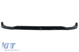 Front Bumper Lip suitable for Mercedes C-Class W205 Sedan S205 T-Modell A205 Cabriolet C205 Coupe (2014-2019) Sport Line Piano Black - FBSMBW205B