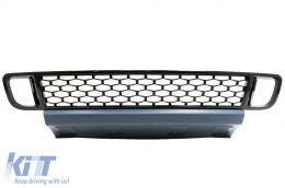 Front Bumper Lower Grille suitable for Land Range Rover Vogue III L322 (2010-2012) Autobiography Design Black Edition - FBGRRVL322B