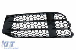 image-32-Front Bumper Lower LEFT Side Grille suitable for Audi A5 8T (2007-2016) RS5 Design