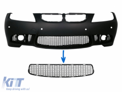 Front Bumper Middle Lower Grille suitable for BMW 3 series E90 E91 Pre-LCI (2004-2008) E92 E93 Pre-LCI (2006-2009) M3 Design