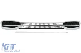 image-77-Front Bumper Parts suitable for Mercedes S-Class W222 Facelift Sedan (2017-2020) Chrome M-Design