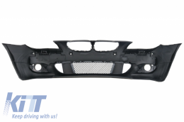 Front Bumper PDC 24mm with Fog Lights suitable for BMW 5 Series E60 E61 (2003-2007) M-Technik Design-image-6041574
