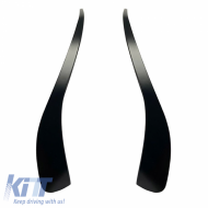 Front Bumper Side Flaps suitable for Mercedes-Benz CLA W117 13-17 With A Design Bumper Glossy Black 2 Pieces