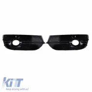 Front Bumper Side Grill suitable for Audi Q3 8U 11-15 RSQ3 Look Glossy Black / Chrome Left & Right 2 Pieces-image-6300643