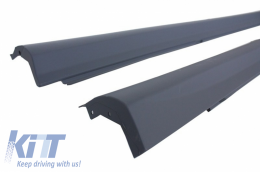 Front Bumper Side Skirts suitable for Mercedes C-Class W204 (2007-2012) C63 Design Without Fog Ligts-image-6041024