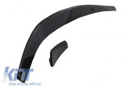 Front Bumper Splitters Fins Aero suitable for Mercedes CLA W117 C117 X117 (2013-2016) CLA45 Design-image-6025532