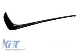 Front Bumper Splitters Fins suitable for Mercedes W222 S-Class S63 Design (2013-2017) Black Edition-image-6021980