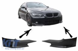 Front Bumper Splitters Spoiler suitable for BMW 3 Series E92 (2006-2010) M-Tech Design - FLSBME92MT