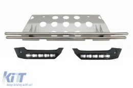 image-73-Front Bumper Spoiler LED DRL Extension Rear Skid Plate Under Run suitable for Mercedes W463 G-Class (1989-2017)