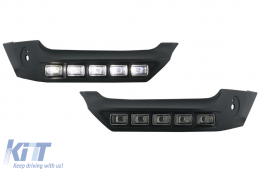 image-77-Front Bumper Spoiler LED DRL Extension suitable for Mercedes G-Class W463 (1989-up)