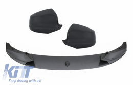 image-26-Front Bumper Spoiler Lip Carbon Coating suitable for BMW 5 Series F10 F11 (2011-2013) with Mirror Covers M-Performance Design