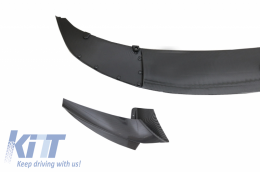 Front Bumper Spoiler Lip Carbon Coating suitable for BMW 5 Series F10 F11 (2011-2013) with Mirror Covers M-Performance Design-image-6057334