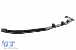 Front Bumper Spoiler Lip Extension suitable for Mercedes E-Class W212 S212 Facelift Sport Line (2013-2016) Piano Black-image-6090988