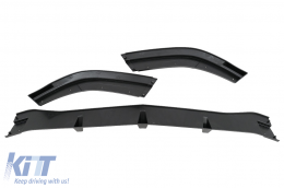 Front Bumper Spoiler Lip Extension suitable for Mercedes E-Class W212 S212 Facelift Sport Line (2013-2016) Piano Black-image-6090990
