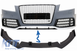 image-56-Front Bumper Spoiler Lip suitable for Audi A5 8T RS5 (2008-2016) Real Carbon Add-On