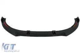 image-54-Front Bumper Spoiler Lip suitable for Audi A6 4K C8 (2018-up) Piano Black Add-On