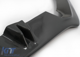 Front Bumper Spoiler Lip suitable for Audi A6 C7 4G RS6 (2011-2018) Real Carbon Add-On-image-6040982