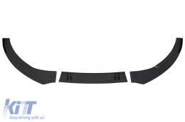 Front Bumper Spoiler Lip suitable for Audi A6 C8 4K (2018-2022) Piano Black-image-6126748