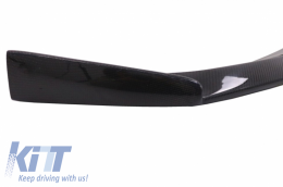 Front Bumper Spoiler Lip suitable for Audi A7 RS7 4G (2010-2018) Real Carbon Add-On-image-6040993