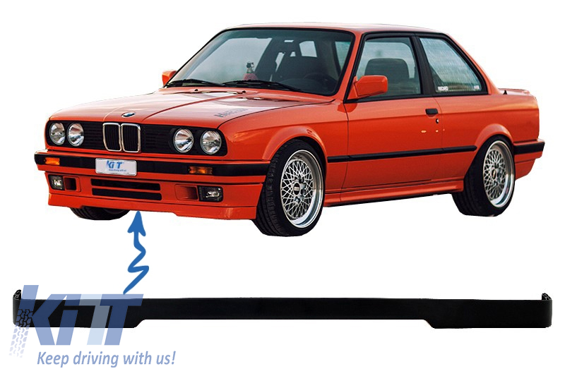 Első lökhárító légterelő ajak alkalmas BMW 3-as sorozat E30 limuzinhoz / kabrióhoz / túra (1982-1994)