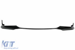 Front Bumper Spoiler Lip suitable for BMW 3 Series G20 Sedan G21 Touring (2018-up) with Side Skirts Extension M Sport Piano Black-image-6084947