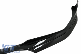 Front Bumper Spoiler Lip suitable for BMW 3 Series G20 Sedan G21 Touring (2018-up) with Side Skirts Extension M Sport Piano Black-image-6084951