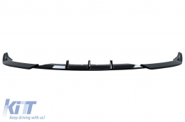 image-70-Front Bumper Spoiler Lip suitable for BMW 3 Series E92 E93 M3 (2006-2009) Coupe Cabrio Piano Black Add On