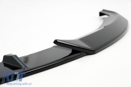 Front Bumper Spoiler Lip suitable for BMW 3 Series E92 E93 (2006-2009) Coupe Cabrio Piano Black Add On-image-6093705