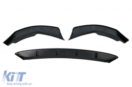 Front Bumper Spoiler Lip suitable for BMW 3 Series G20 Sedan G21 Touring (2018-2022) Piano Black-image-6105515