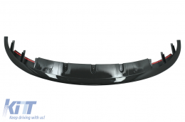 Front Bumper Spoiler Lip suitable for BMW 4 Series F32 F33 F36 Coupe Cabrio Grand Coupe (2013-03.2019) with Rear Bumper Diffuser Twin Single Outlet M-Performance Design-image-6048504