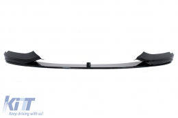 Front Bumper Spoiler Lip suitable for BMW 4 Series F32 Coupe F33 Cabrio F36 Grand Coupe (2013-03.2019) Shiny Black - FBSBMF32PB