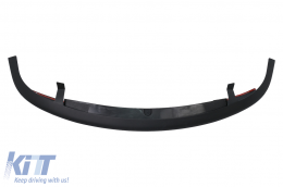 Front Bumper Spoiler Lip suitable for BMW 5 Series F10 F11 Sedan Touring (2011-2017) Matte Black-image-6105479