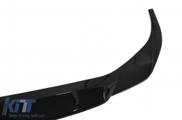Front Bumper Spoiler Lip suitable for BMW 7 Series G11 G12 LCI M Sport (02.2019-up) Piano Black-image-6083789