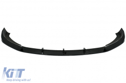 Front Bumper Spoiler Lip suitable for BMW X1 SUV F48 Pre-LCI (2015-2019) Piano Black