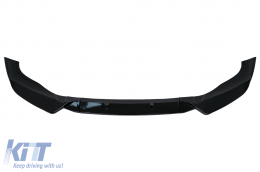 Front Bumper Spoiler Lip suitable for BMW X3 G01 X4 G02 LCI (2021-Up) M Sport Piano Black-image-6100905