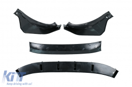 Front Bumper Spoiler Lip suitable for BMW X3 G01 X4 G02 (2018-2020) M Sport Piano Black-image-6100921