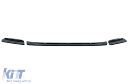 Front Bumper Spoiler Lip suitable for BMW X3M G01 X4M G02 (2018-2020) M Sport Carbon Look-image-6088353
