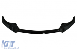 Front Bumper Spoiler Lip suitable for BMW X7 G07 LCI M Sport (2020-Up) Piano Black-image-6083803