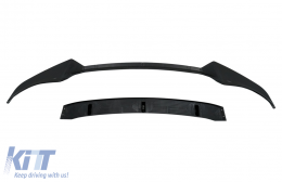 Front Bumper Spoiler Lip suitable for BMW X7 G07 LCI M Sport (2020-Up) Piano Black-image-6083867