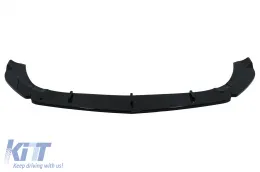 image-63-Front Bumper Spoiler Lip suitable for Mercedes A-Class W177 V177 Sport-Line / A35 (04.2018-2022) Piano Black