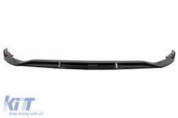 image-69-Front Bumper Spoiler Lip suitable for Mercedes A-Class W177 V177 (2018-2022) Piano Black