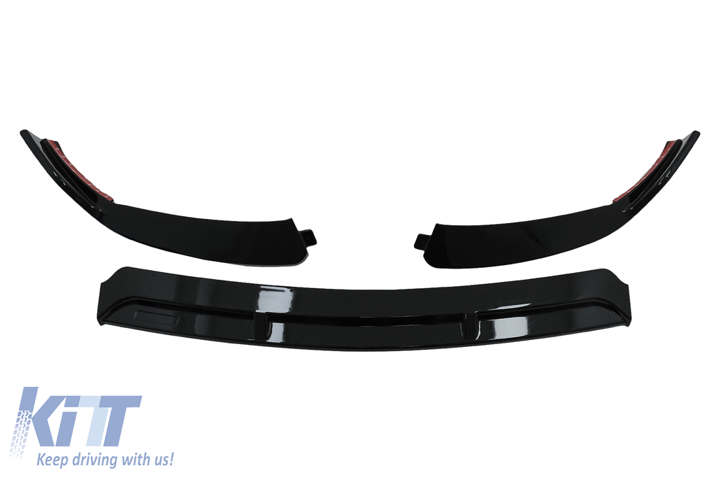 Front Bumper Spoiler Lip suitable for Mercedes CClass W205 S205 A205 C205 Facelift (20192021