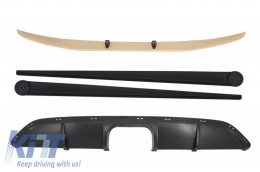 image-38-Front Bumper Spoiler Lip with Air Diffuser suitable for SMART ForTwo 451 (2007-2014) and Side Skirts Add-On