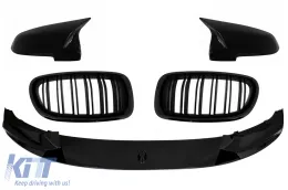 image-43-Front Bumper Spoiler Lip with Mirror Covers and Grilles suitable for BMW 5 Series F10 F11 Sedan Touring (2015-2017) M Design