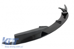 Front Bumper Spoiler Splitter suitable for BMW 3 Series F30 F31 (2011-up) M-Performance Carbon Film Coating-image-6008371
