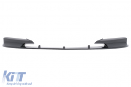 image-3-Front Bumper Spoiler Splitter suitable for BMW 3 Series F30 F31 (2011-up) M-Performance Carbon Film Coating