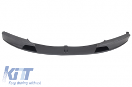 Front Bumper Spoiler Splitter with Diffuser Double Outlet for Single Exhaust suitable for BMW 3 Series F30 F31 (2011-up) M-Performance Design Carbon Film Coating-image-6064250