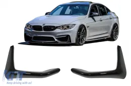 image-12-Front Bumper Spoiler Splitters Flaps suitable for BMW F80 M3 F82/F83 M4 (2014-2019) Piano Black