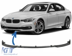image-40-Front Bumper Spoiler suitable for BMW 3 Series F30 Sedan F31 Touring (2011-2019) Standard Bumper Piano Black Edition